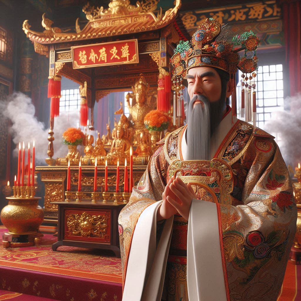 Religious Taoist Priest